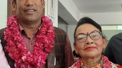 नेकपा एमाले मन्थलीकाे मेयरमा श्रेष्ठ र उपमेयरमा बस्नेतको उम्मेदवारी दर्ता