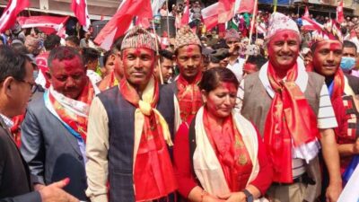 एमाले लाई बडार्दै रामेछापमा काँग्रेस