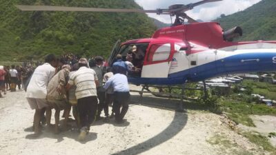 समाजसेवि चौलागाईले गरे घाईतेको उद्धार