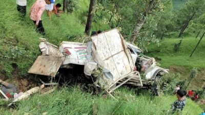 दार्चुलामा जीप दुर्घटना :- दुर्घटनामा परि ५ काे मृत्यु ९ घाइते