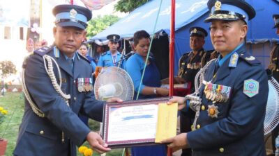 रामेछापका प्रहरी प्रमुख थिङ सम्मानित