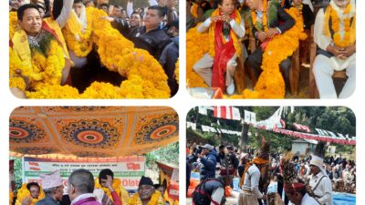 कैलाशकाे गाँउमा कान्छारामलाई भव्य स्वागत