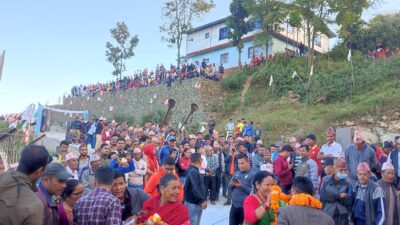 देउरालीमा उर्लियो जनसागर