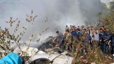 पाेखरामा यति एयरलाइन्सको विमान दुर्घटना