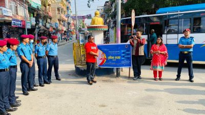रामेछापमा साताव्यापी ट्राफिक सचेतना कार्यक्रम सुरु