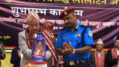 लागु ओैषधविरुद्ध लालटिन अभियान सुरु