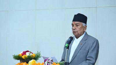 प्रत्येक नेपालीको अनुहारमा खुशी र उज्यालो नपुगेसम्म गणतन्त्रको उद्देश्य पुरा हुँदैन : राष्ट्रपति